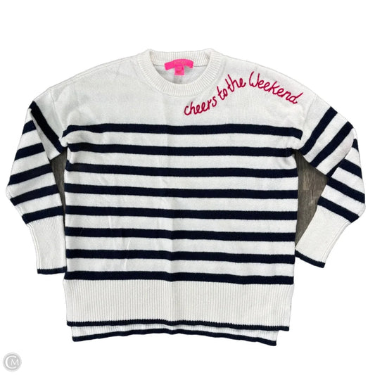 Sweater Designer By Lilly Pulitzer In Striped Pattern, Size: Xs