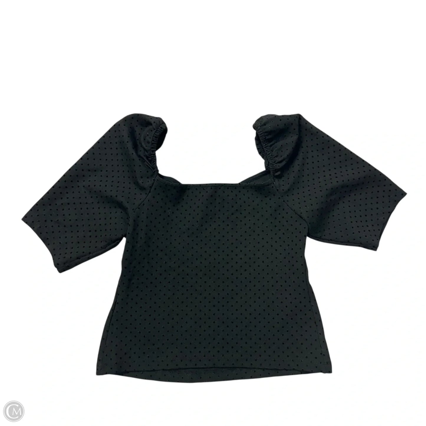 Top Short Sleeve By Maeve In Polkadot Pattern, Size: S