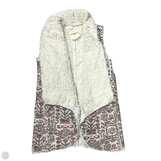 Vest Faux Fur & Sherpa By Anthropologie In Multi-colored, Size: M