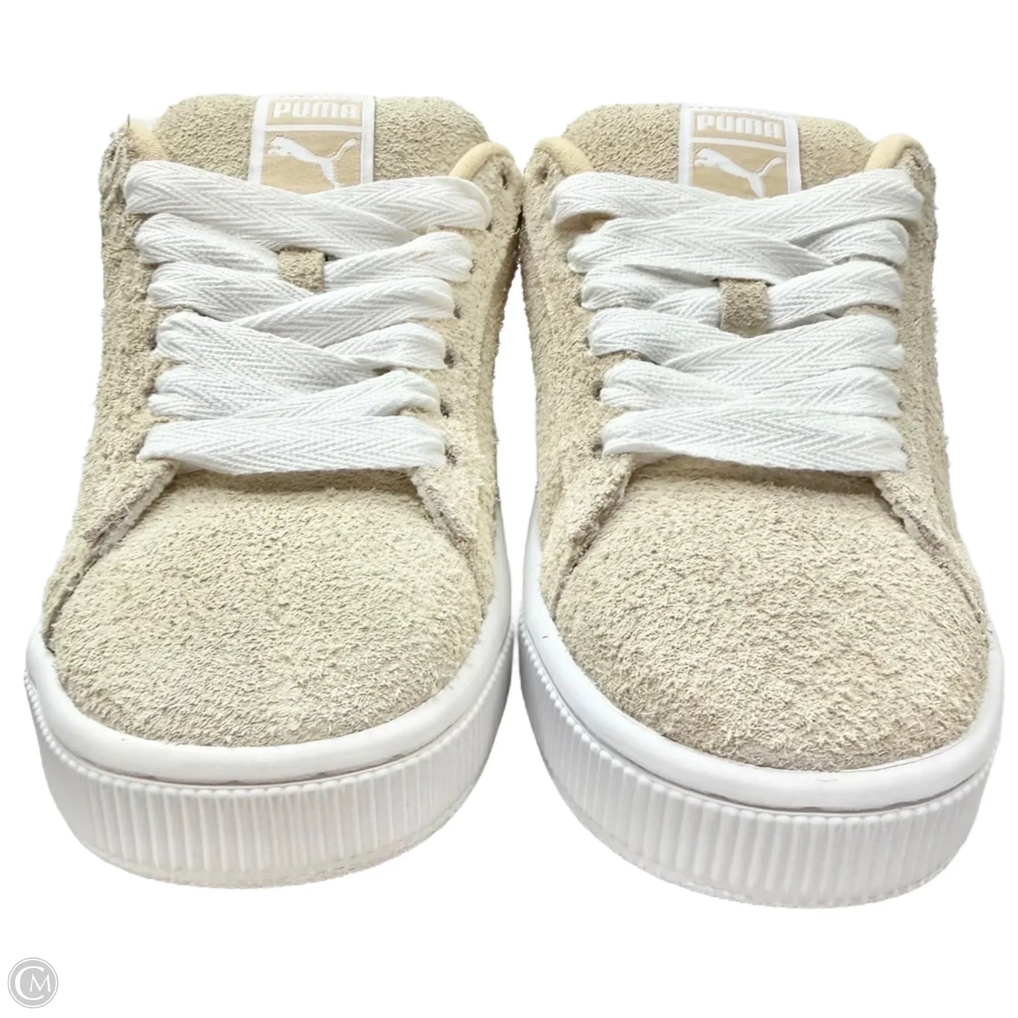 Shoes Sneakers By Puma In Cream, Size: 7.5