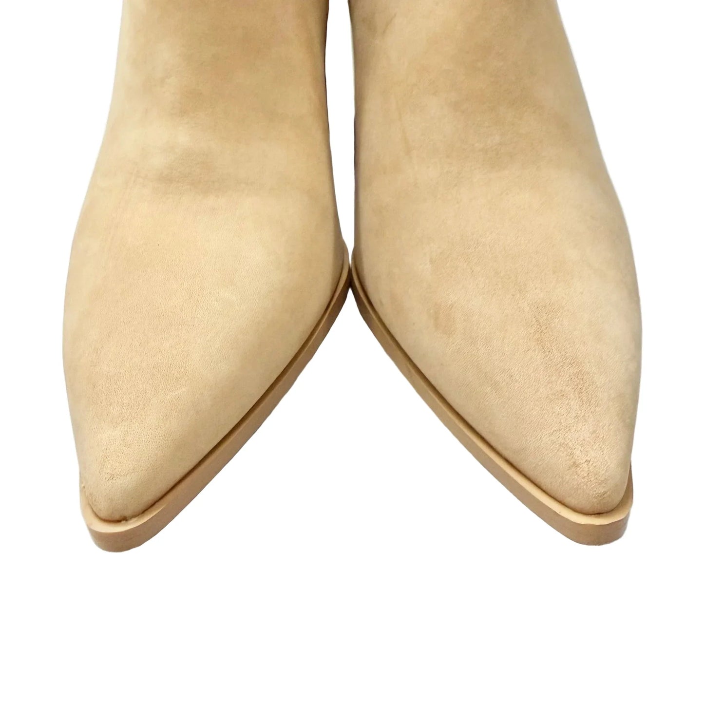 Boots Ankle Heels By Aldo In Brown, Size: 8.5