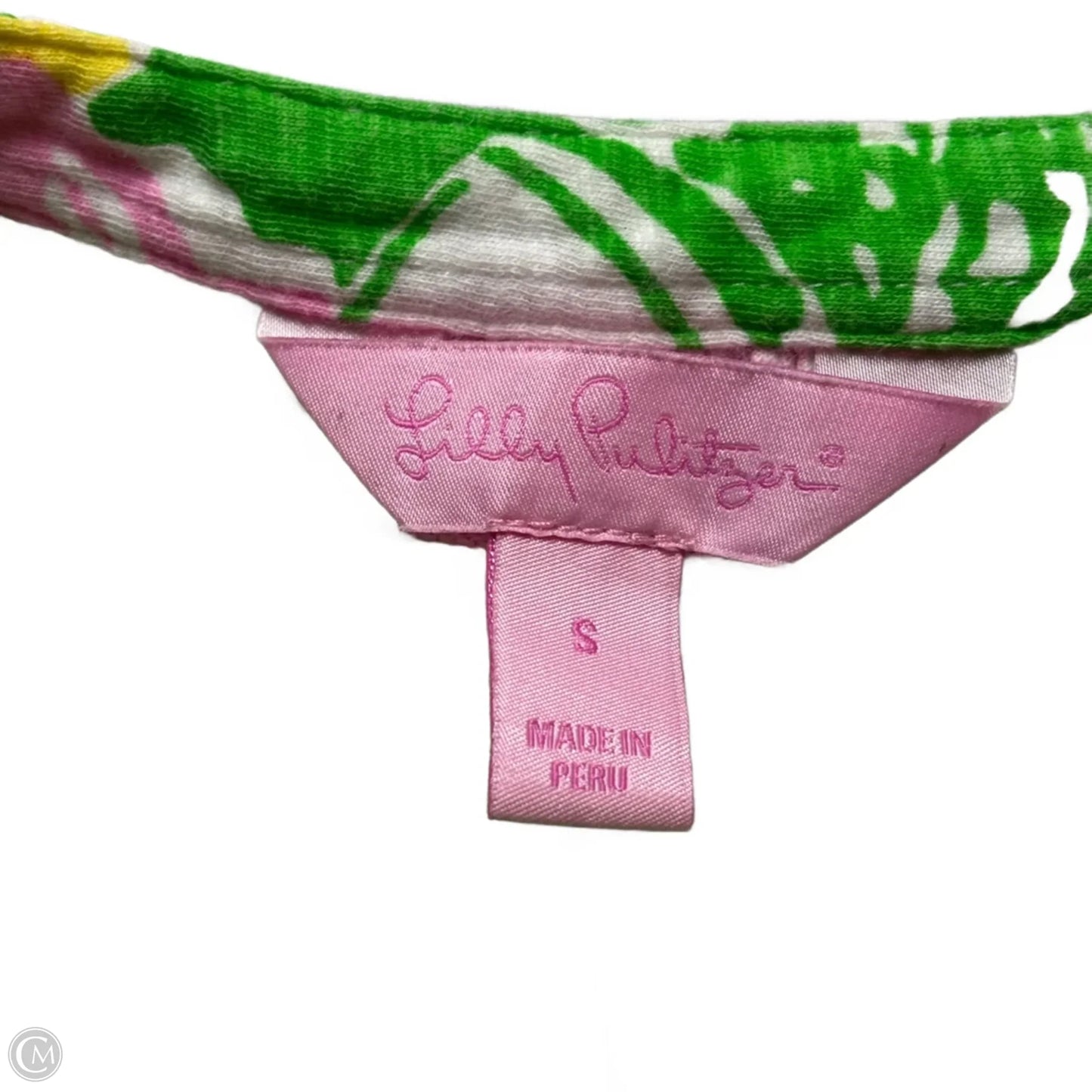 Top Sleeveless Designer By Lilly Pulitzer In Floral Print, Size: S