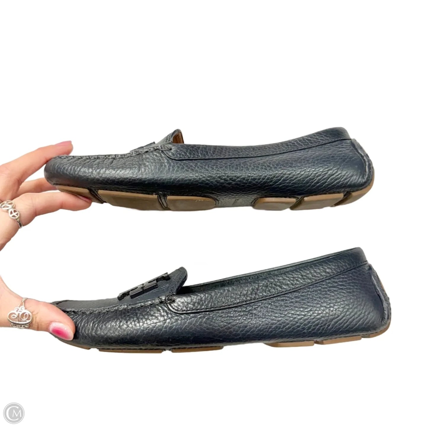 Shoes Designer By Tory Burch In Navy, Size: 7