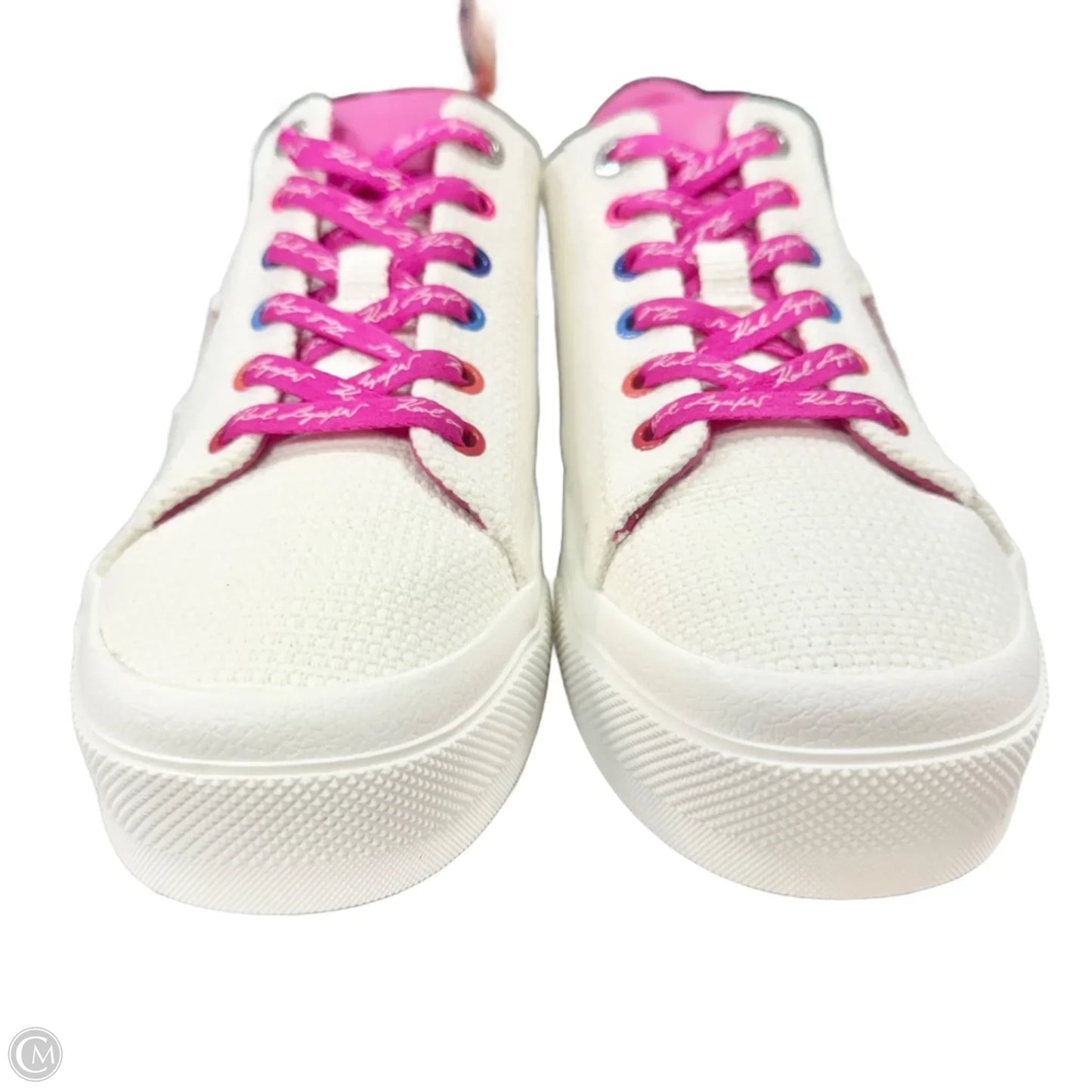 Shoes Designer By Karl Lagerfeld In White, Size: 9.5