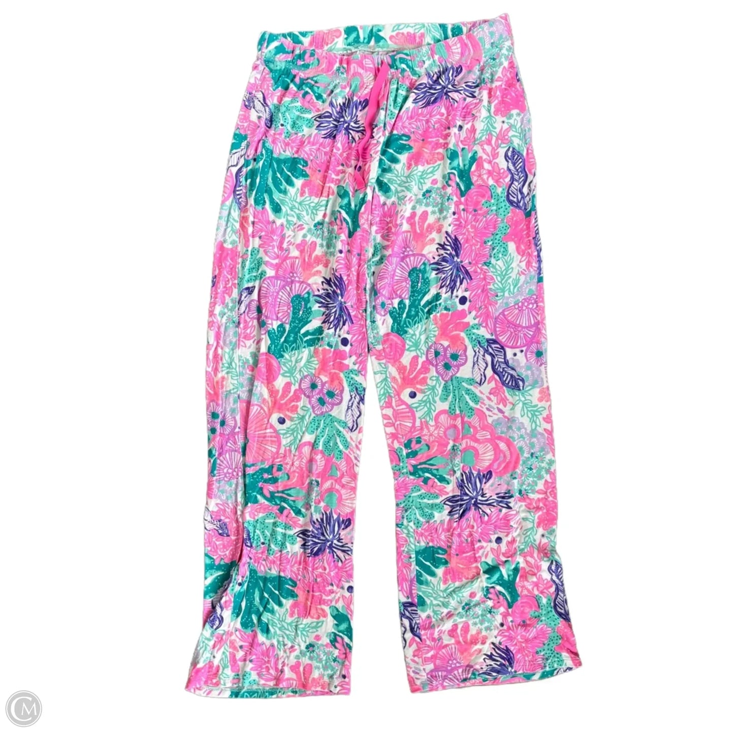 Pajamas Designer By Lilly Pulitzer In Blue & Pink, Size: M