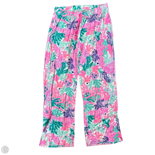 Pajamas Designer By Lilly Pulitzer In Blue & Pink, Size: M