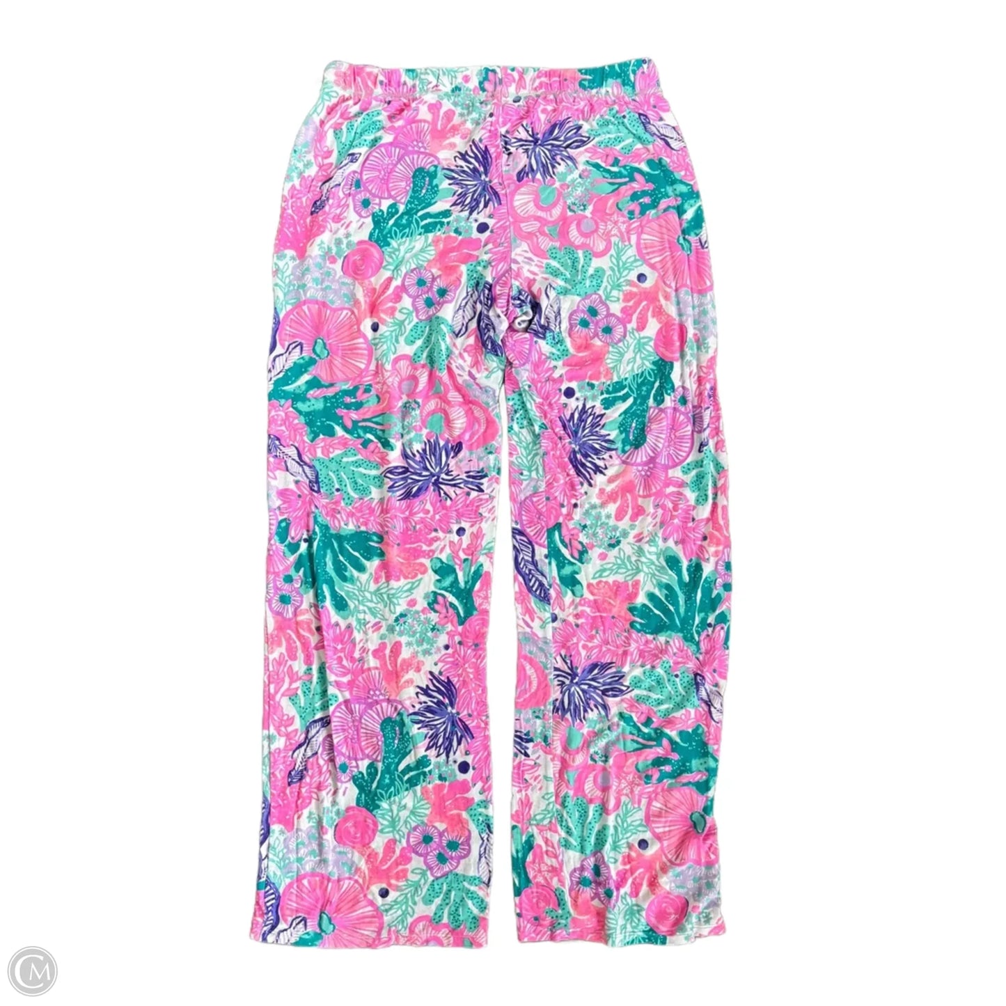 Pajamas Designer By Lilly Pulitzer In Blue & Pink, Size: M