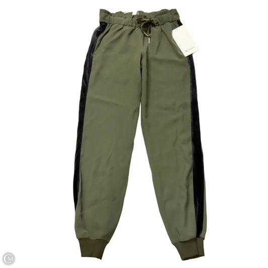 Athletic Pants By Lululemon In Green, Size: S