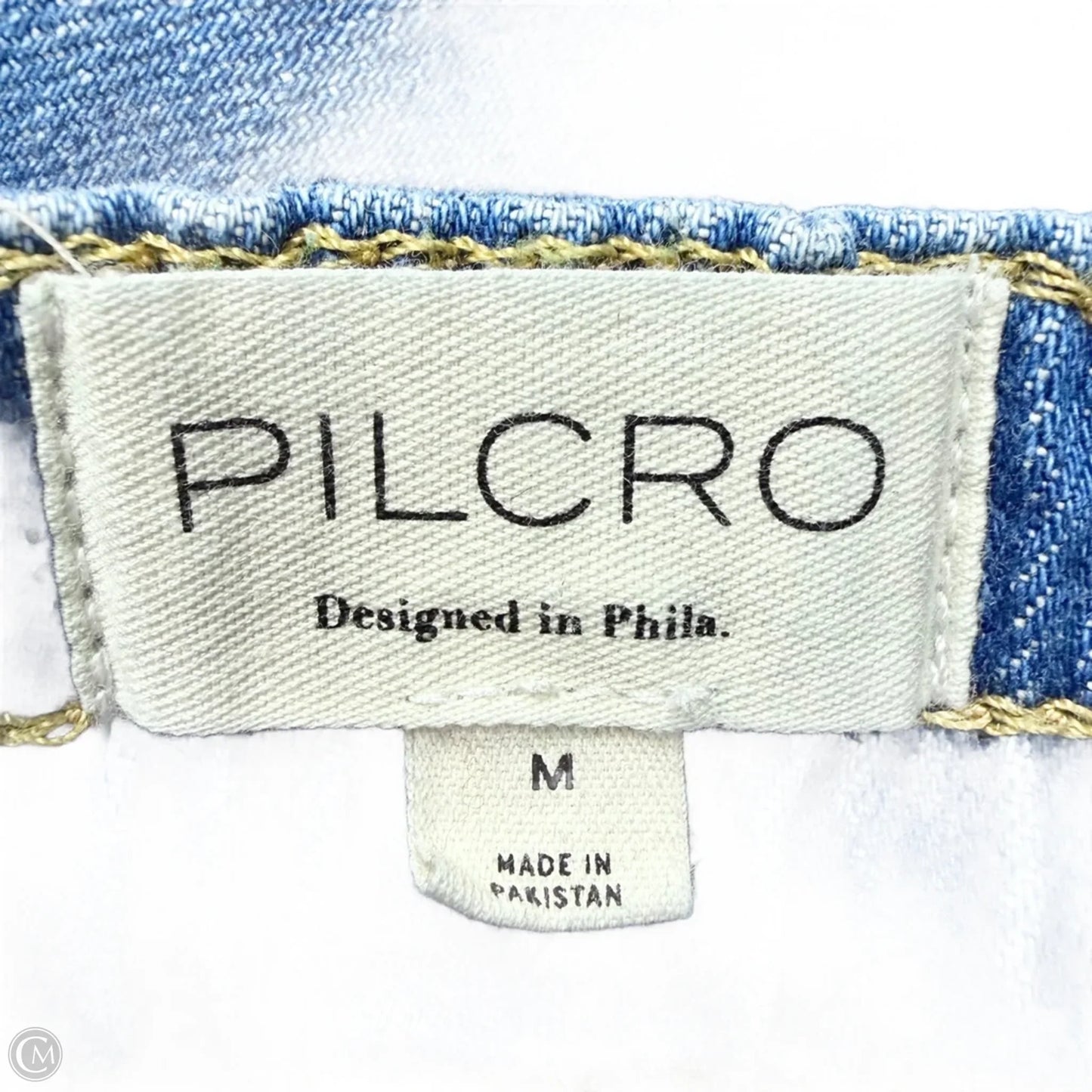 Jeans Wide Leg By Pilcro In Blue Denim, Size: M
