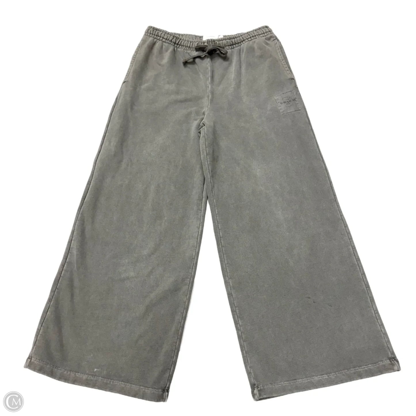 Pants Designer By Coach In Grey, Size: M