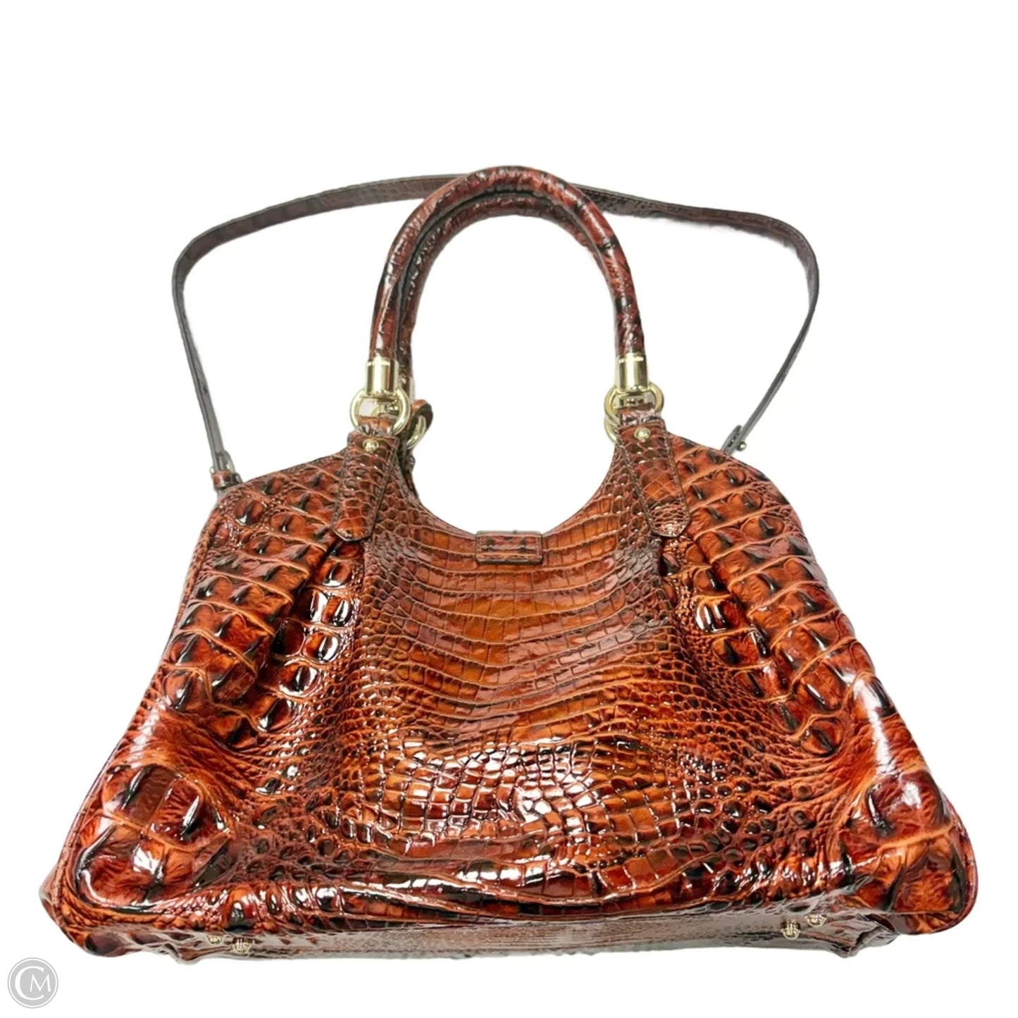 Handbag Designer By Brahmin, Size: Large