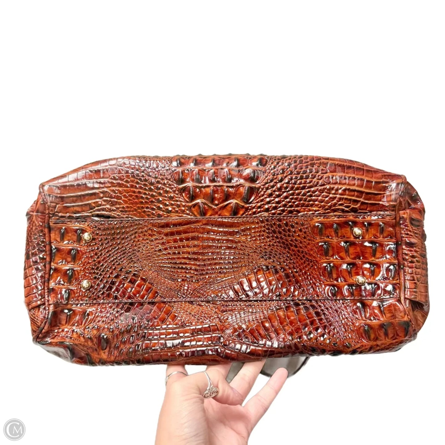 Handbag Designer By Brahmin, Size: Large