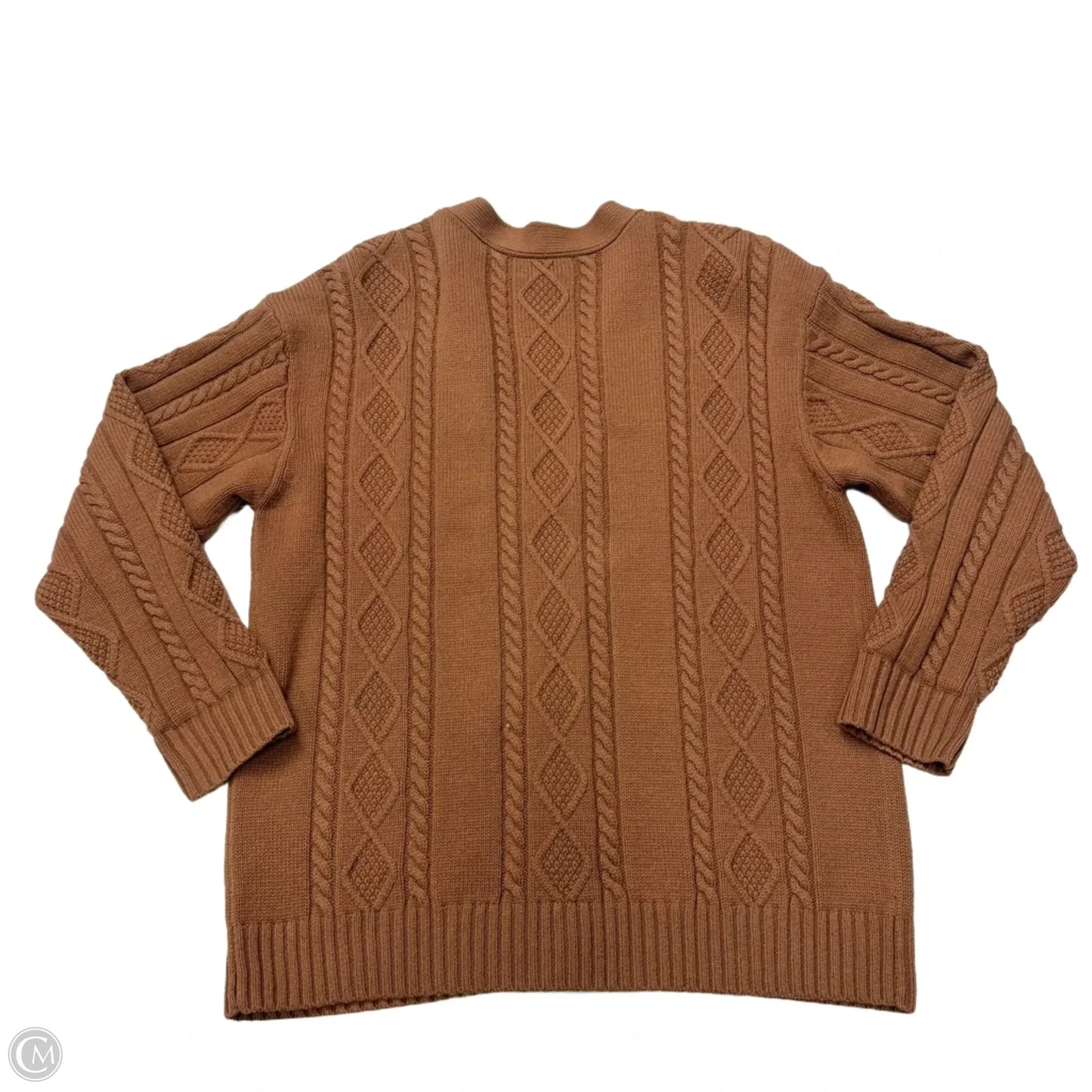 Sweater Cardigan By Aritzia In Brown, Size: M