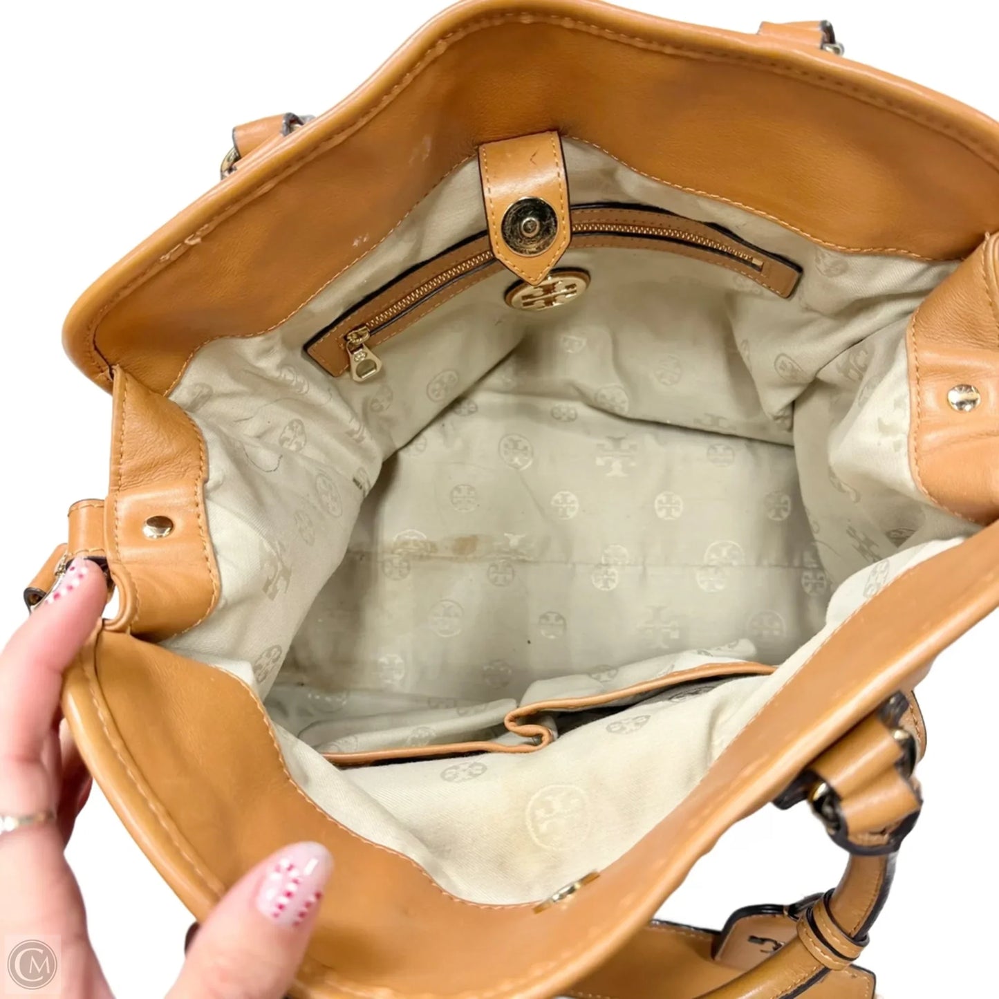 Handbag Designer By Tory Burch, Size: Medium