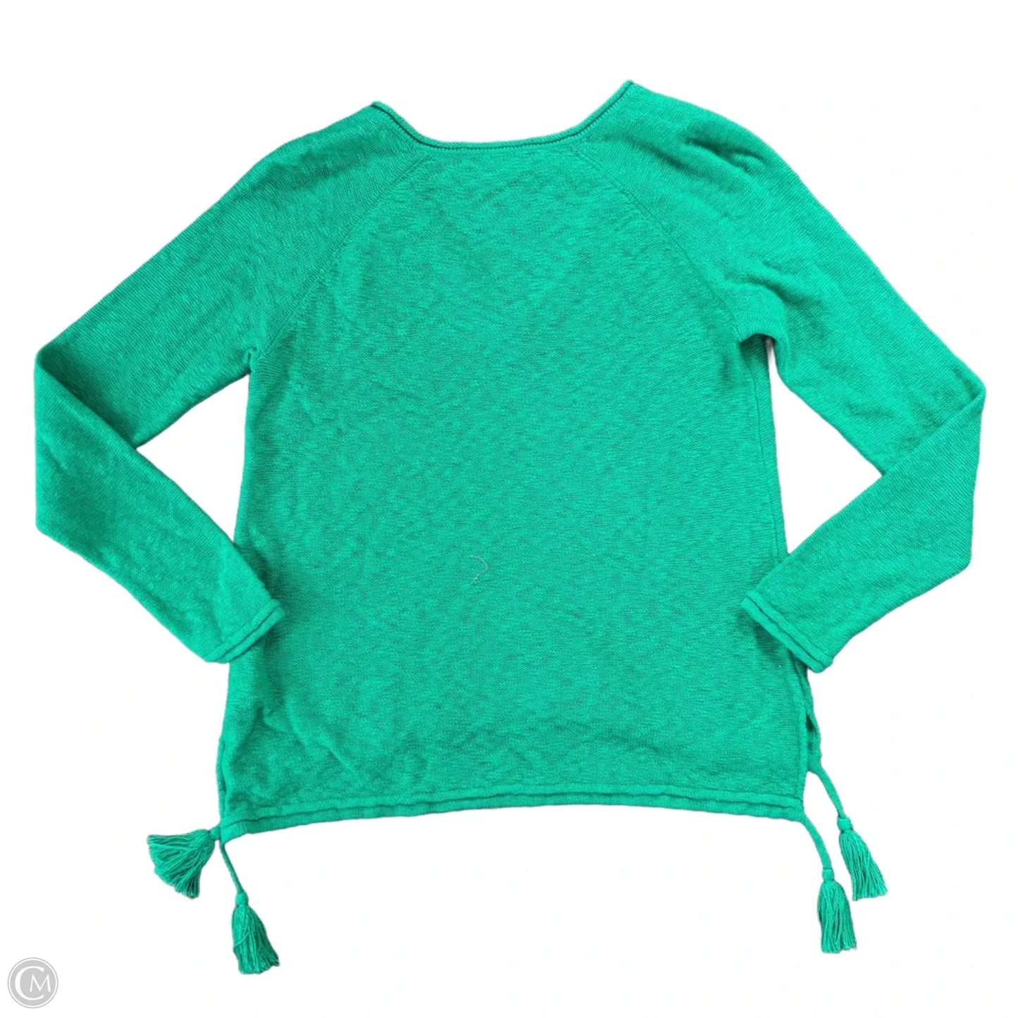 Top Long Sleeve Designer By Lilly Pulitzer In Pink & White, Size: M