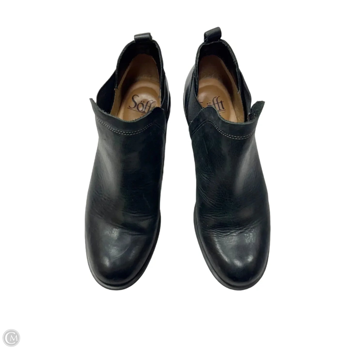 Boots Leather By Sofft In Black, Size: 6