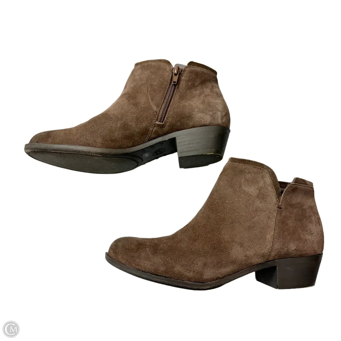 Boots Leather By Lucky Brand In Brown, Size: 8