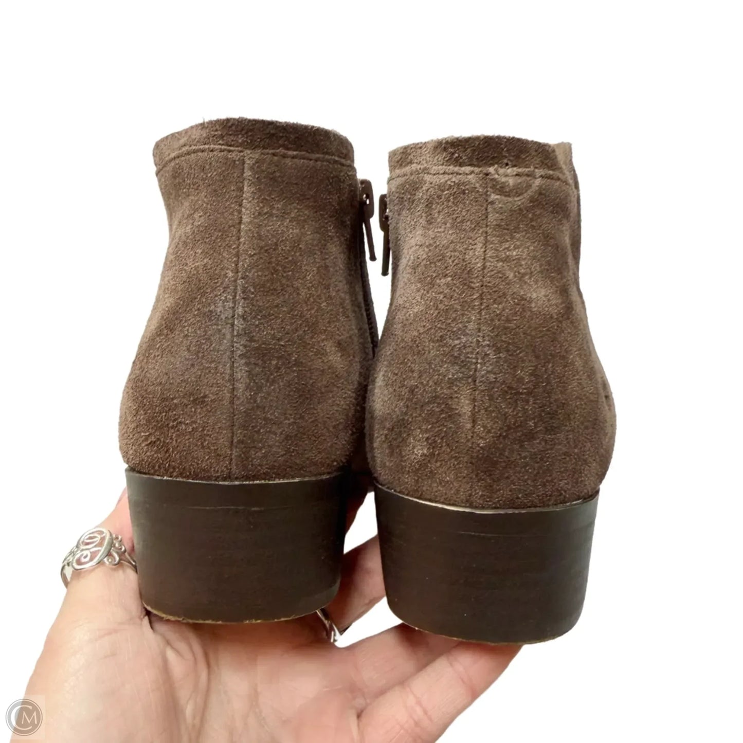 Boots Leather By Lucky Brand In Brown, Size: 8