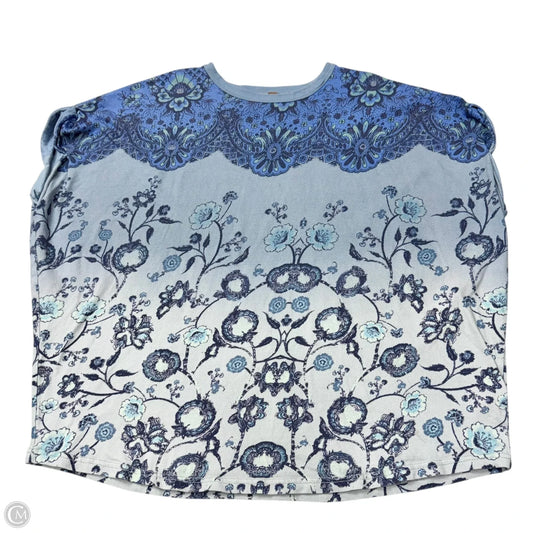 Tunic Short Sleeve By Free People In Floral Print, Size: Xs
