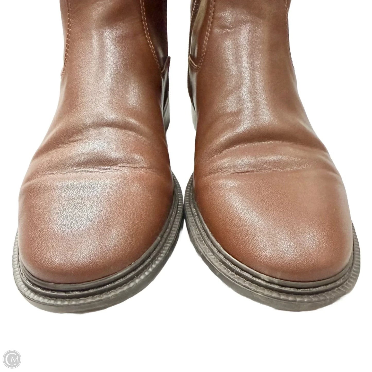 Boots Designer By Coach In Brown, Size: 8