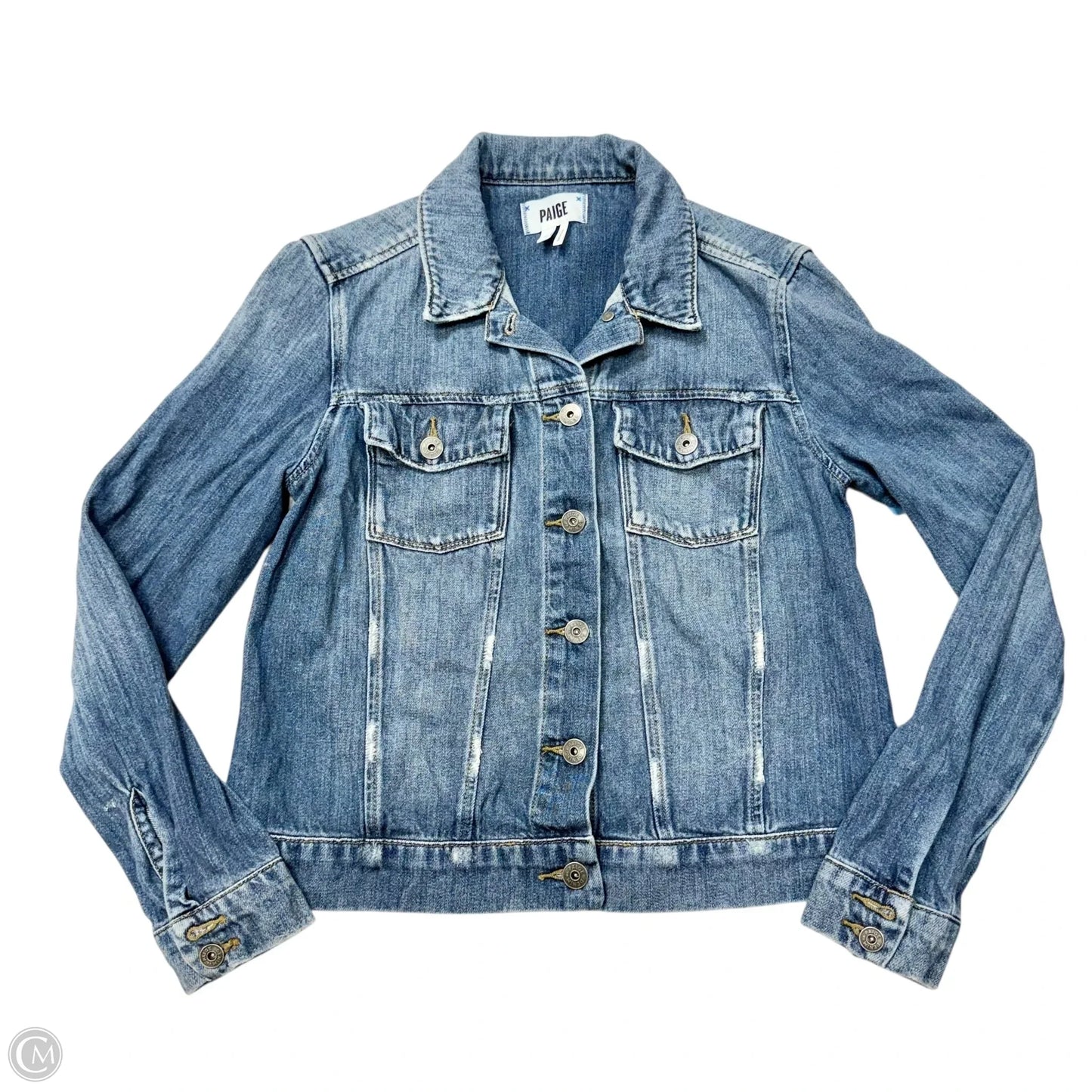 Jacket Denim By Paige In Blue Denim, Size: S