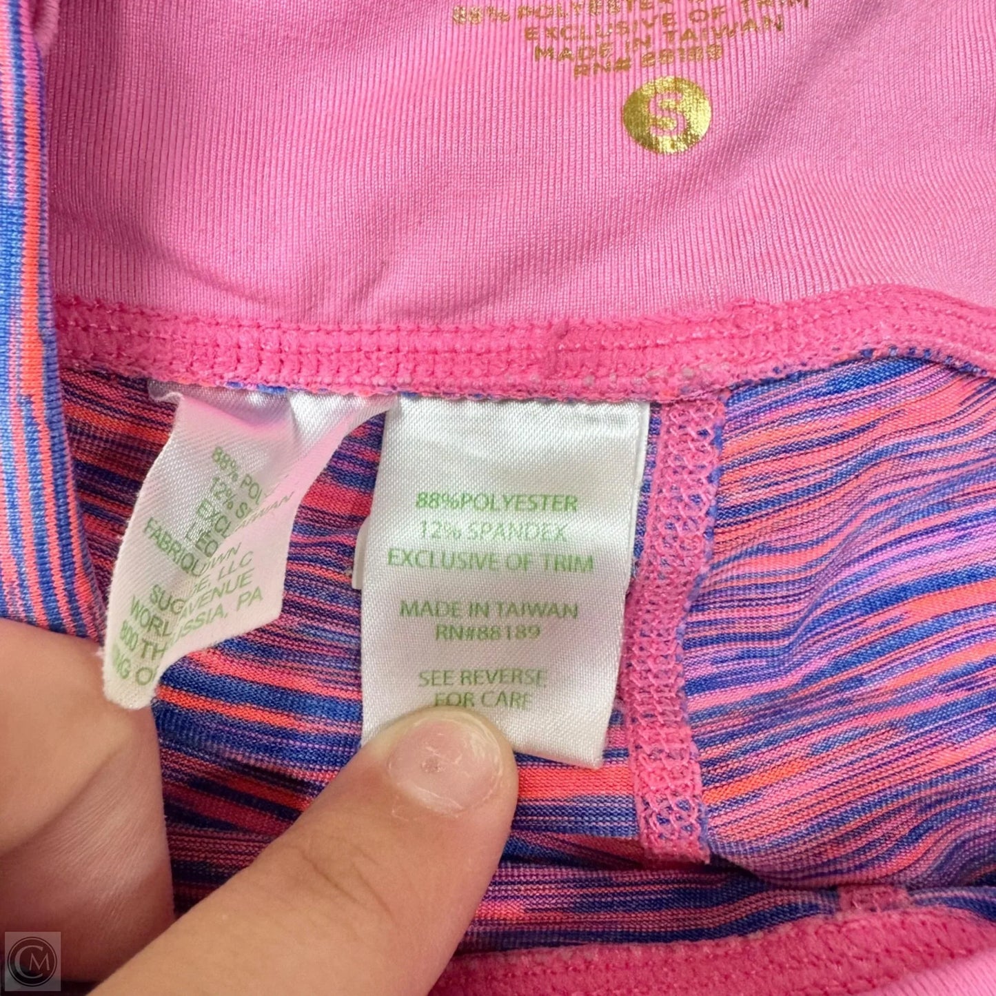 Pants Designer By Lilly Pulitzer In Blue & Pink, Size: S