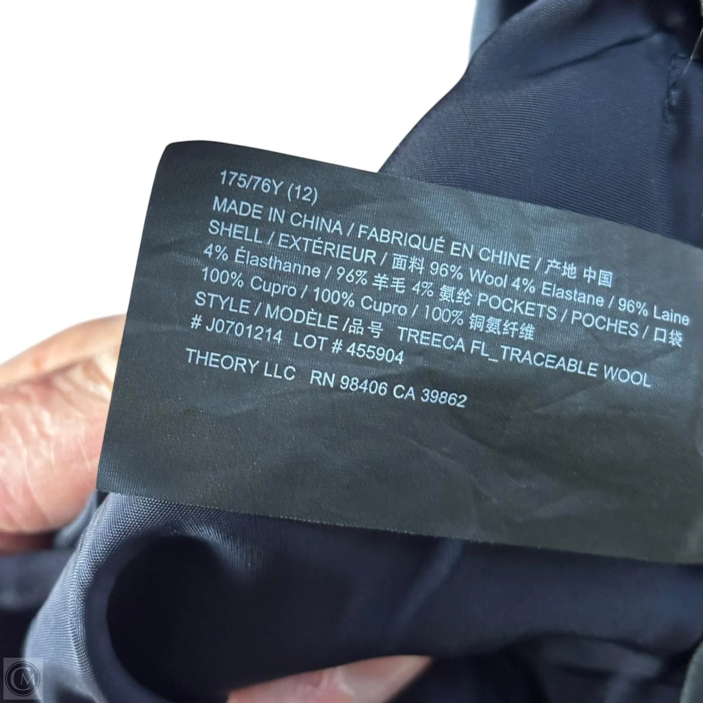 Pants Dress By Theory In Navy, Size: 12