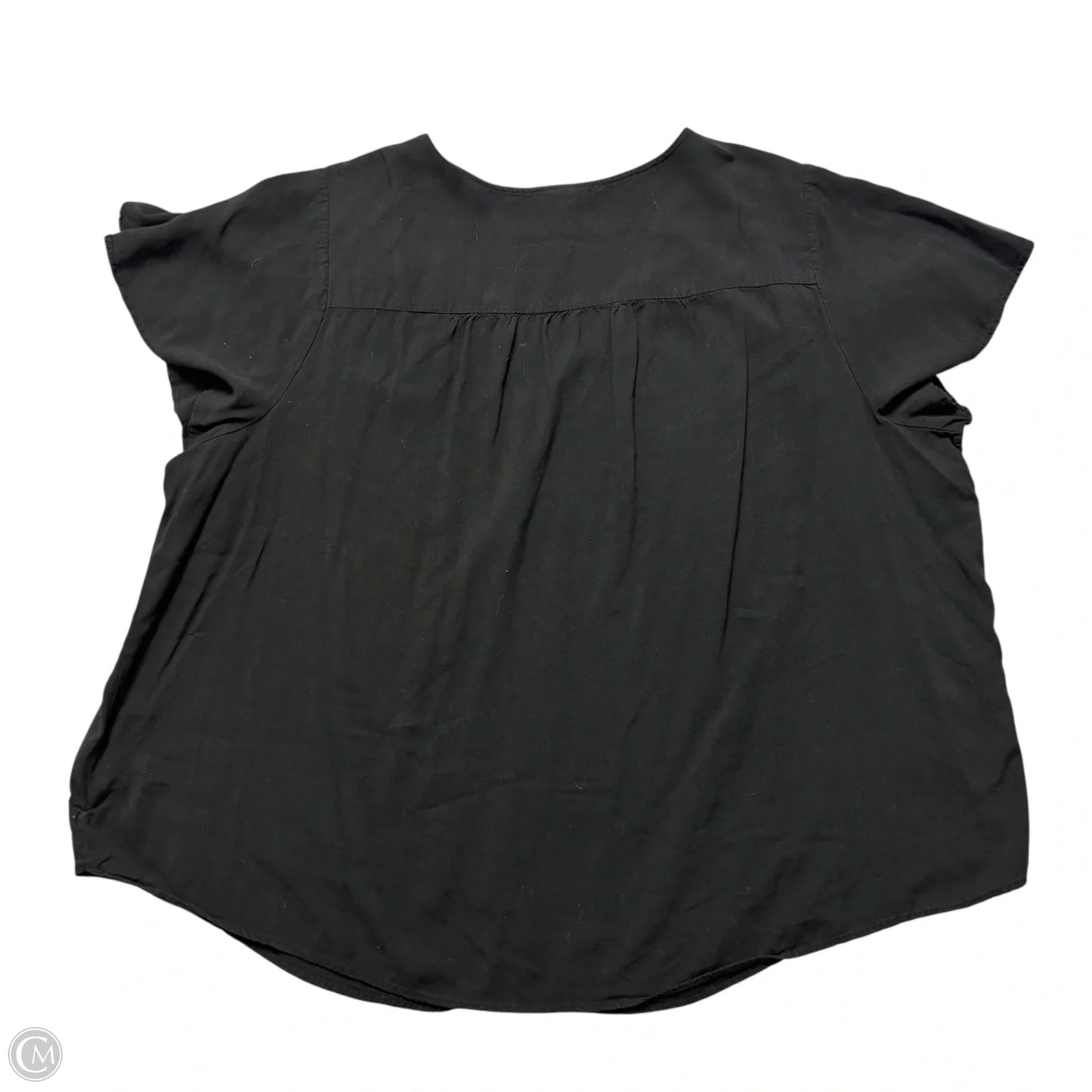 Top Short Sleeve By Torrid In Black, Size: 4x