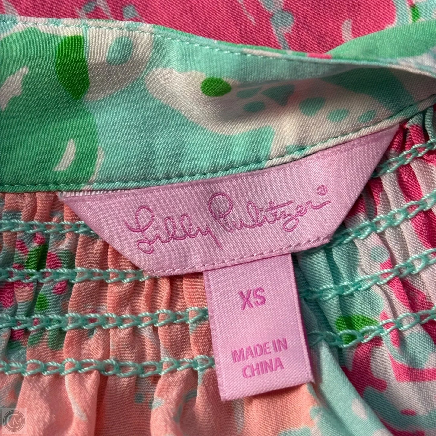 Top Long Sleeve Designer By Lilly Pulitzer In Floral Print, Size: Xs