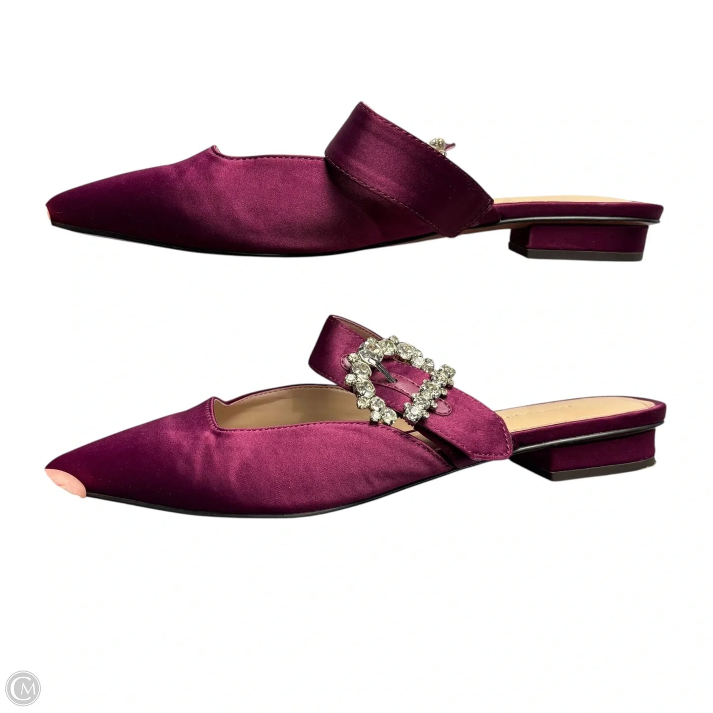 Shoes Flats By Banana Republic In Purple, Size: 6.5