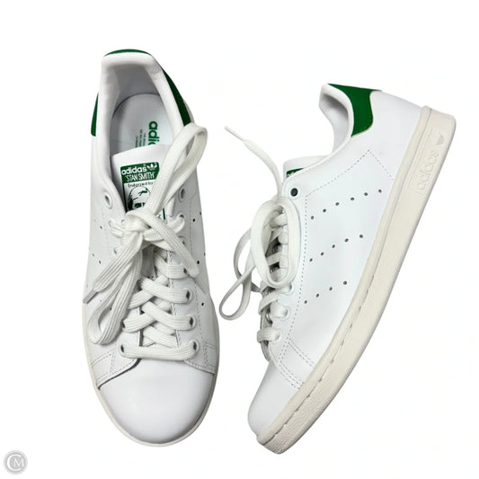 Shoes Sneakers By Adidas In Green & White, Size: 6.5