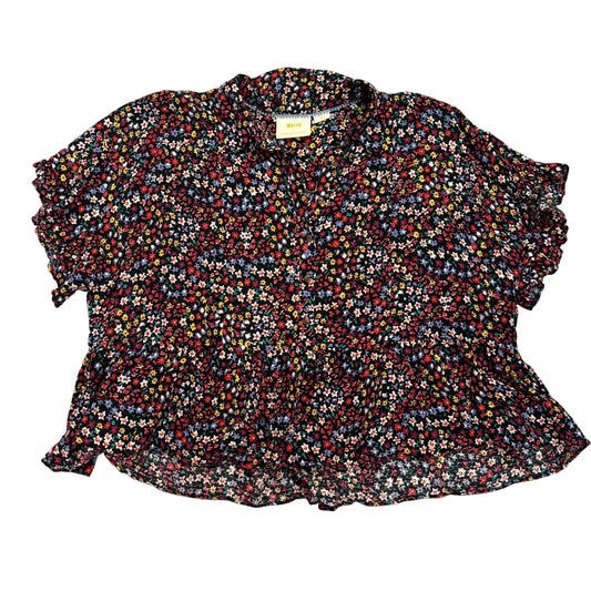Top Short Sleeve By Maeve In Floral Print, Size: Sp