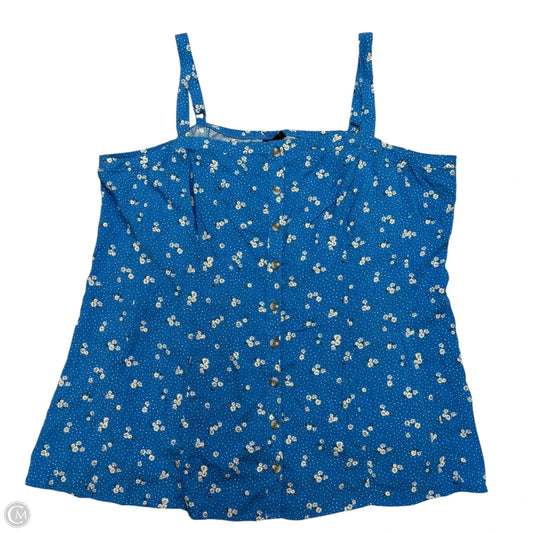 Top Sleeveless By Torrid In Floral Print, Size: 2x