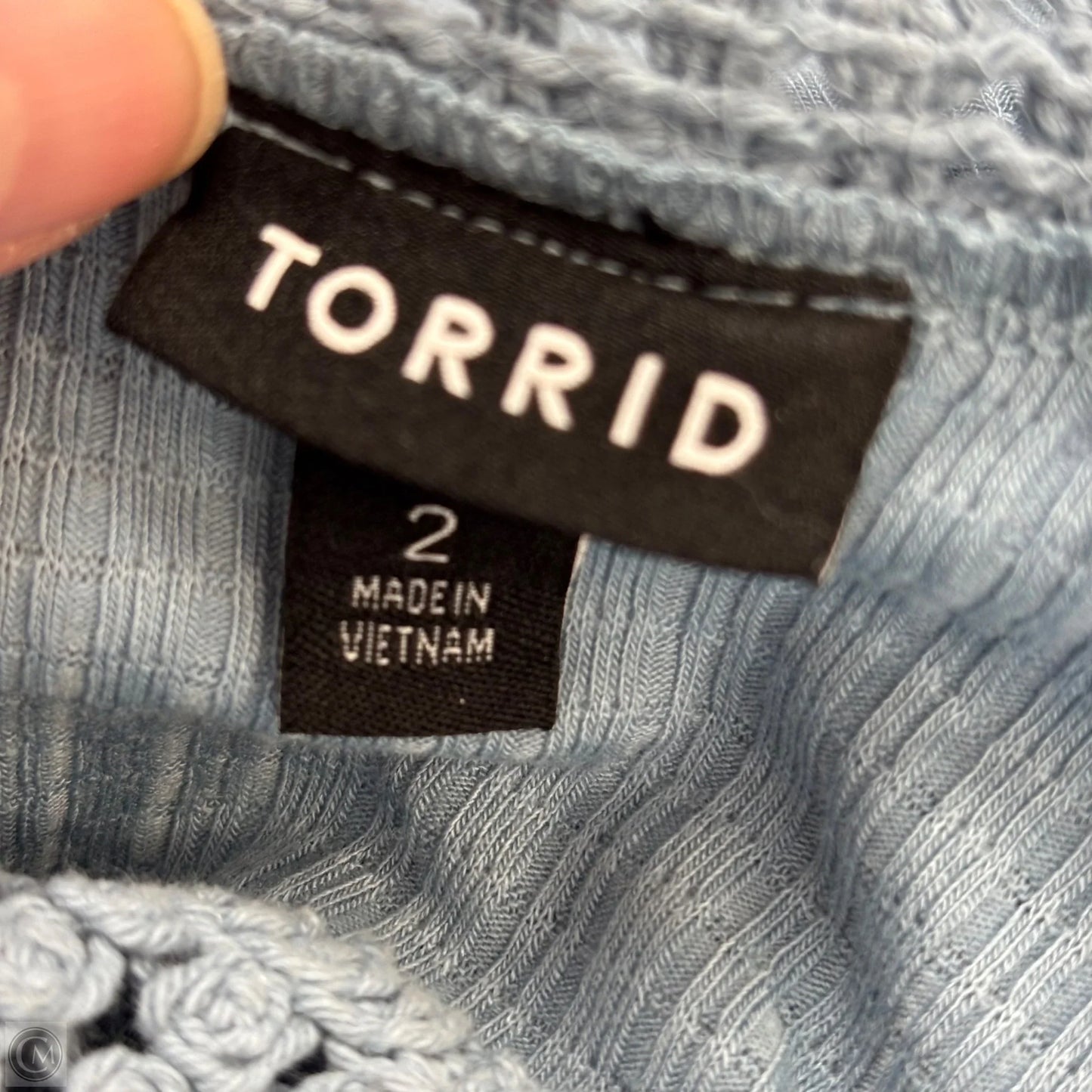 Top Sleeveless By Torrid In Blue, Size: 2x