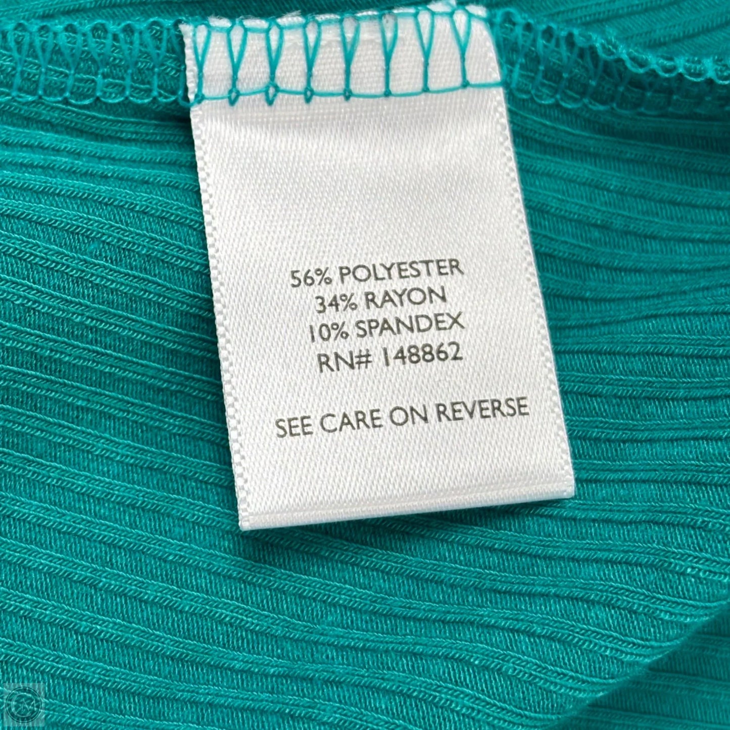 Top Short Sleeve By Torrid In Teal, Size: 1x