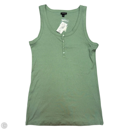 Top Sleeveless By Torrid In Green, Size: 2x