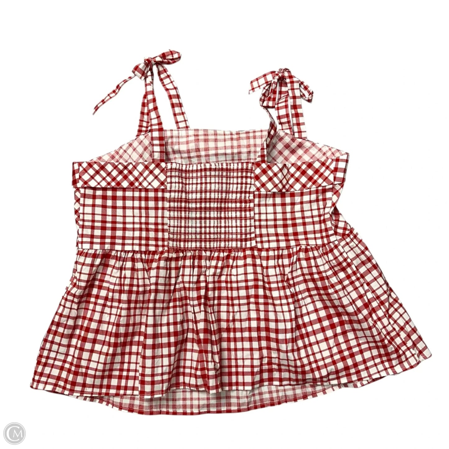 Top Sleeveless By Torrid In Checkered Pattern, Size: 2x