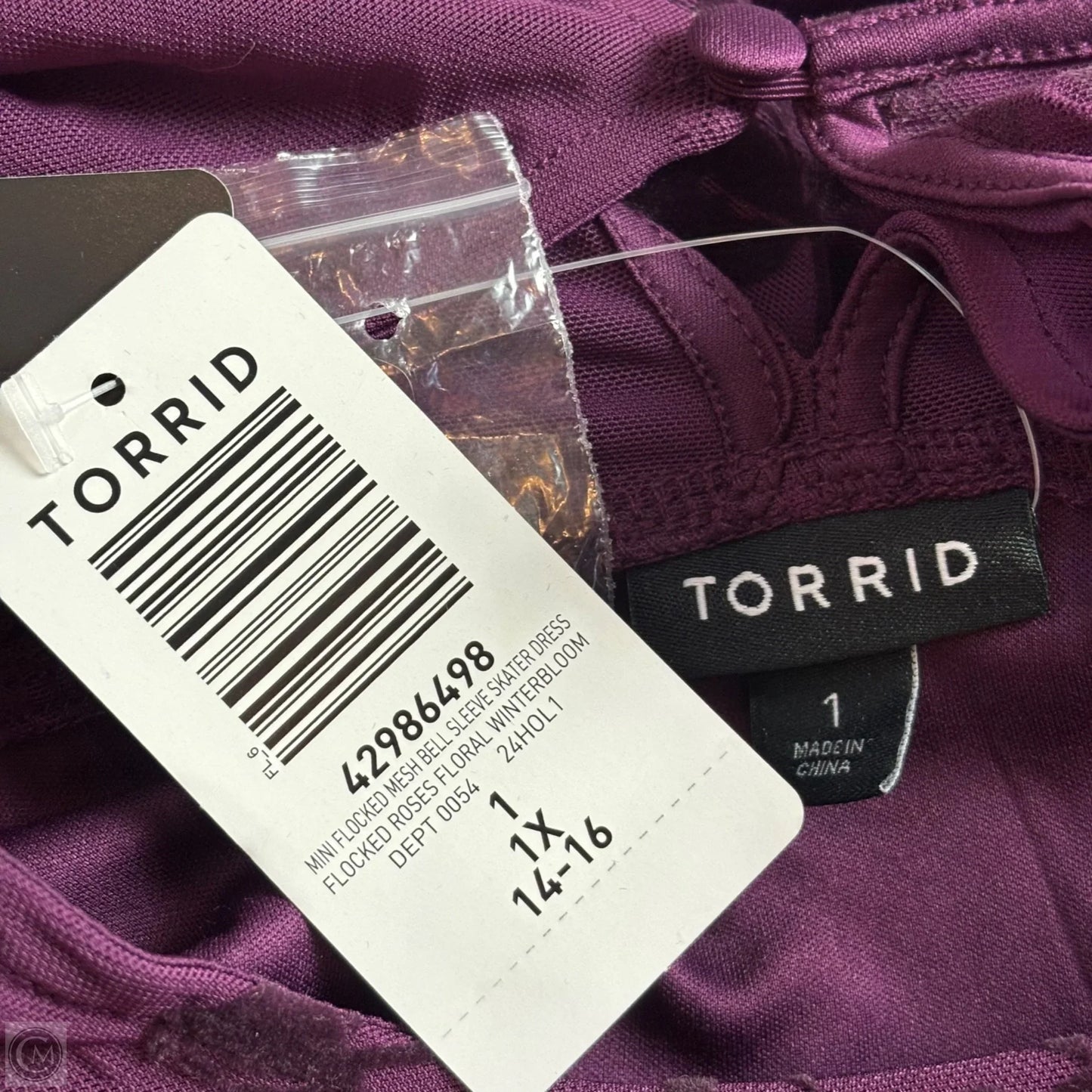 Dress Casual Midi By Torrid In Floral Print, Size: 1x