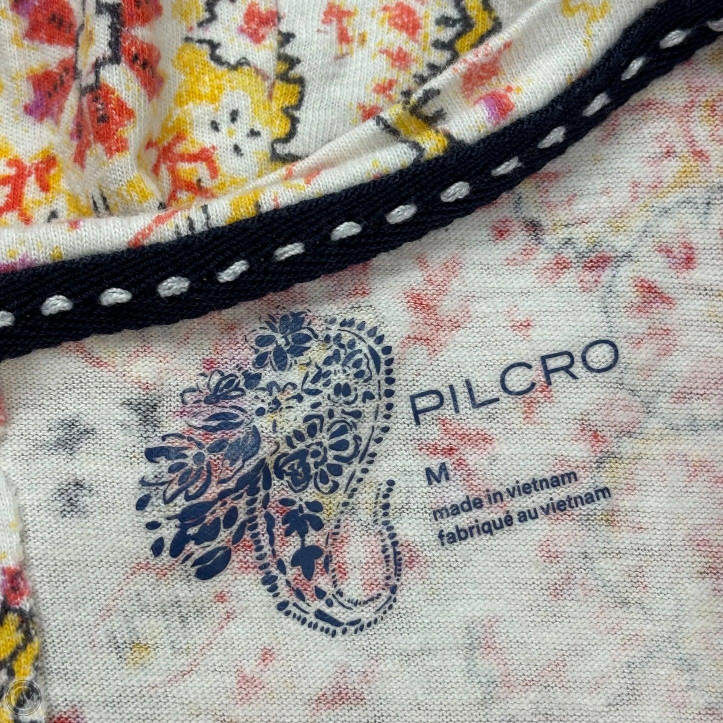Top Short Sleeve By Pilcro In Floral Print, Size: M