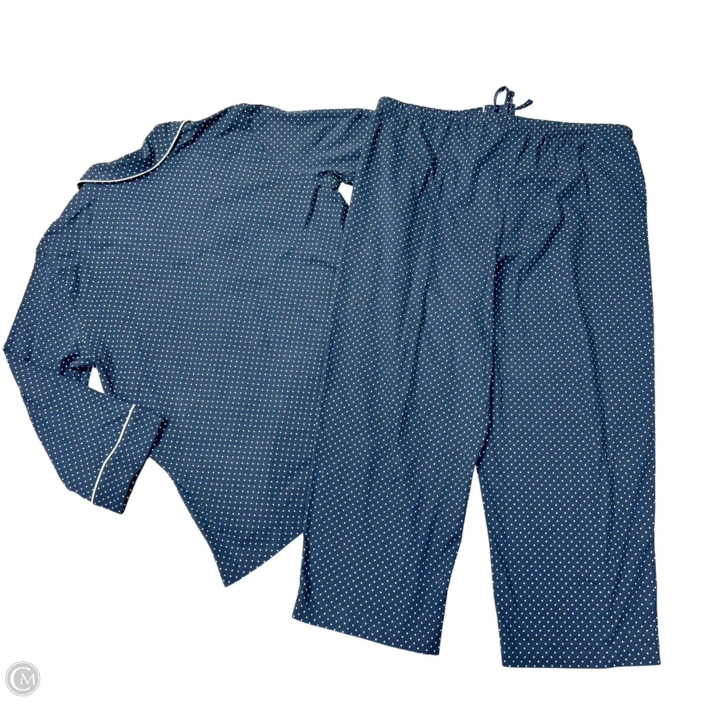 Pajamas 2pc By Lauren By Ralph Lauren In Polkadot Pattern, Size: L