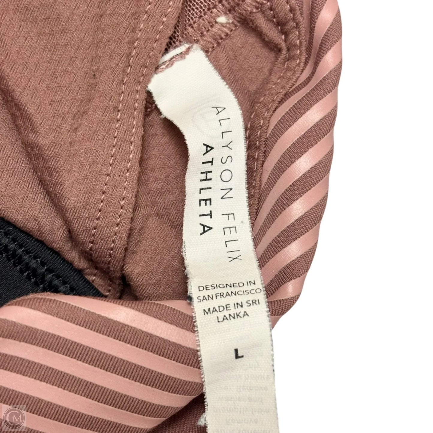 Athletic Bra By Athleta In Mauve, Size: L