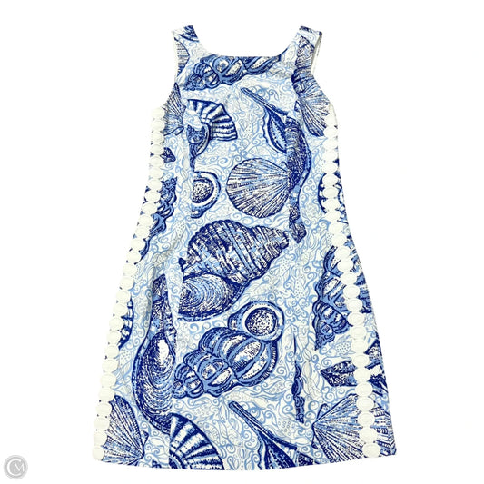 Dress Designer By Lilly Pulitzer In Blue & White, Size: Xs