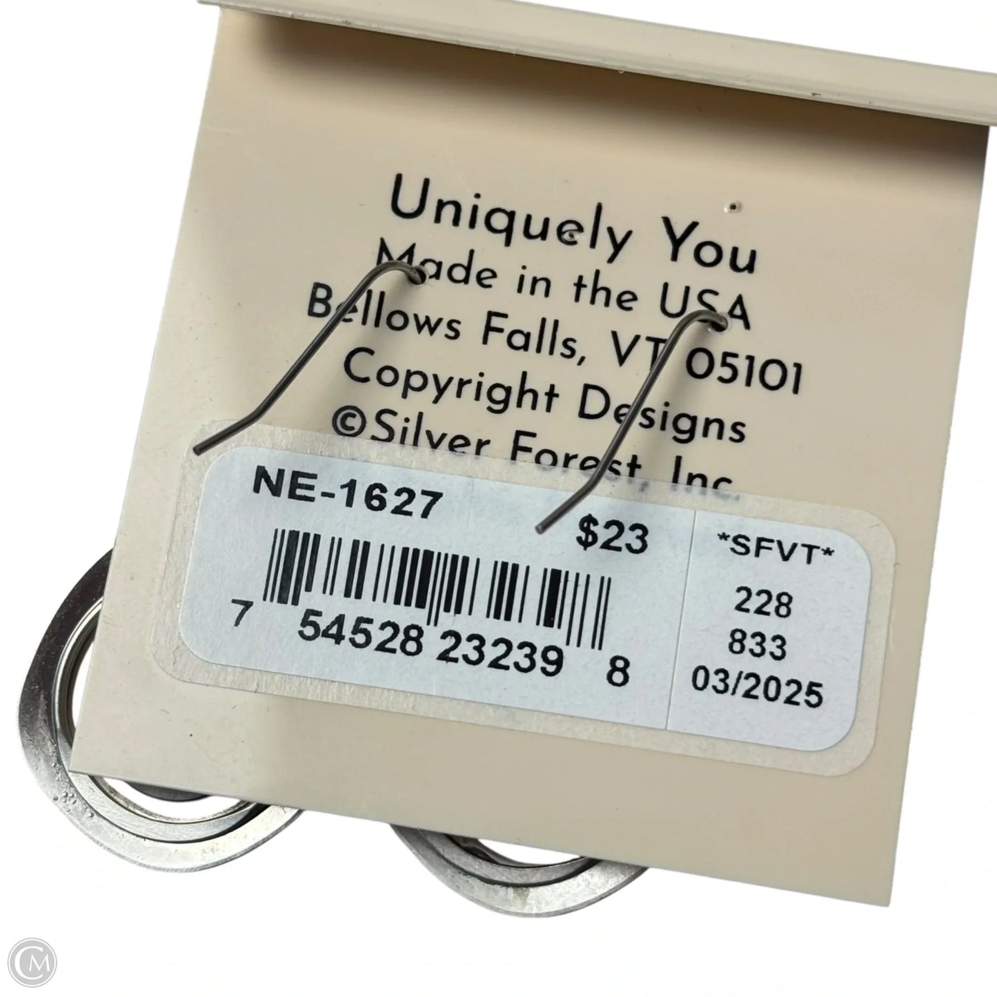 Earrings Dangle/drop By Silver Forrest