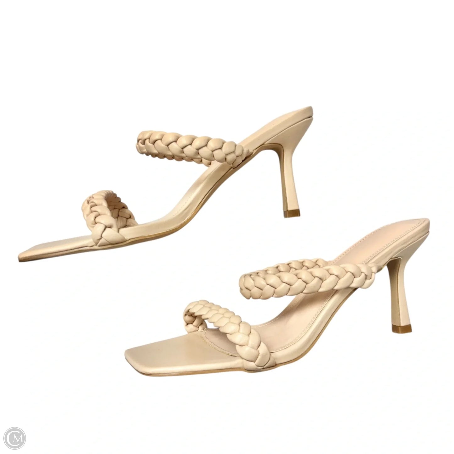 Sandals Heels Kitten In Pink, Size: 9.5