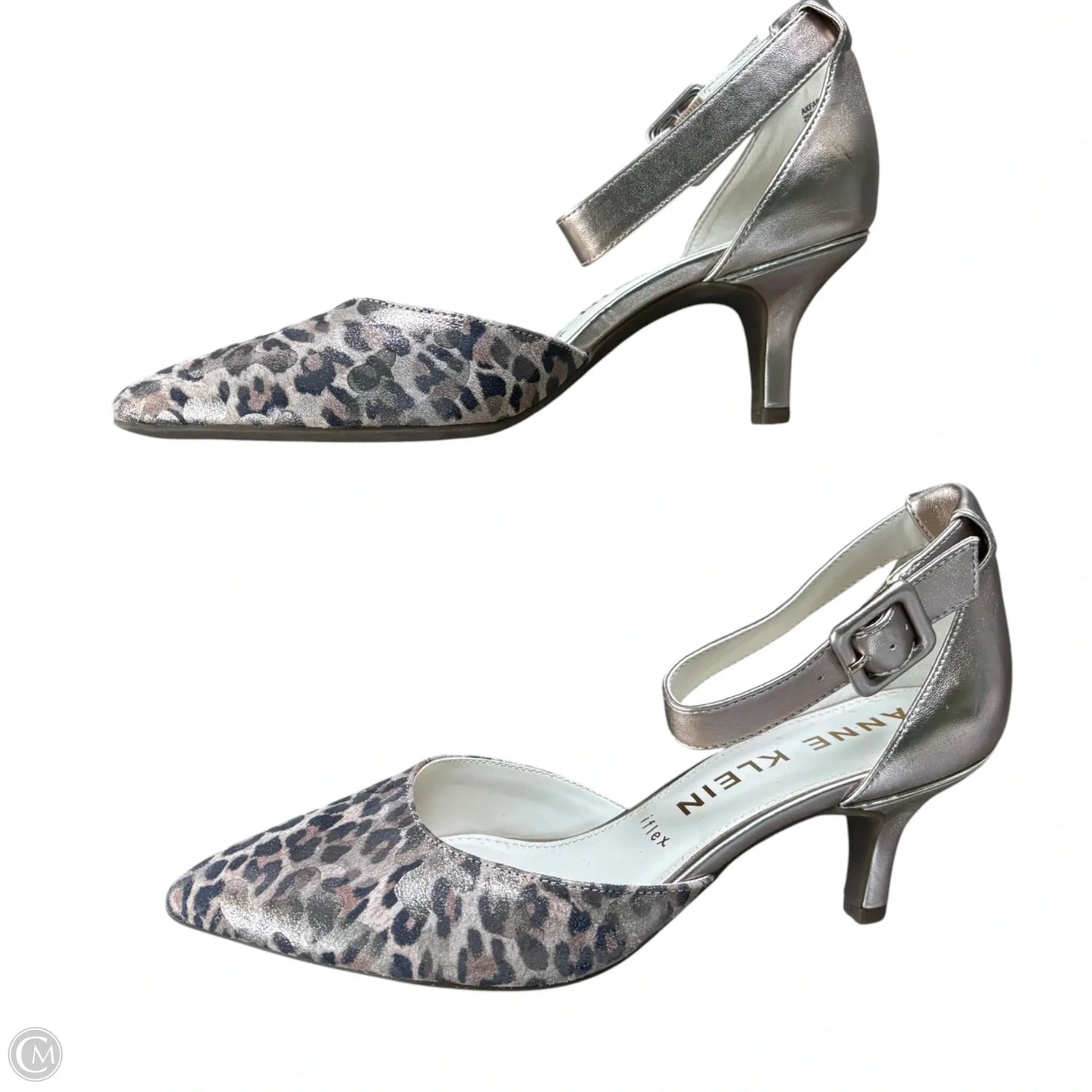 Shoes Heels Kitten By Anne Klein In Leopard Print, Size: 9