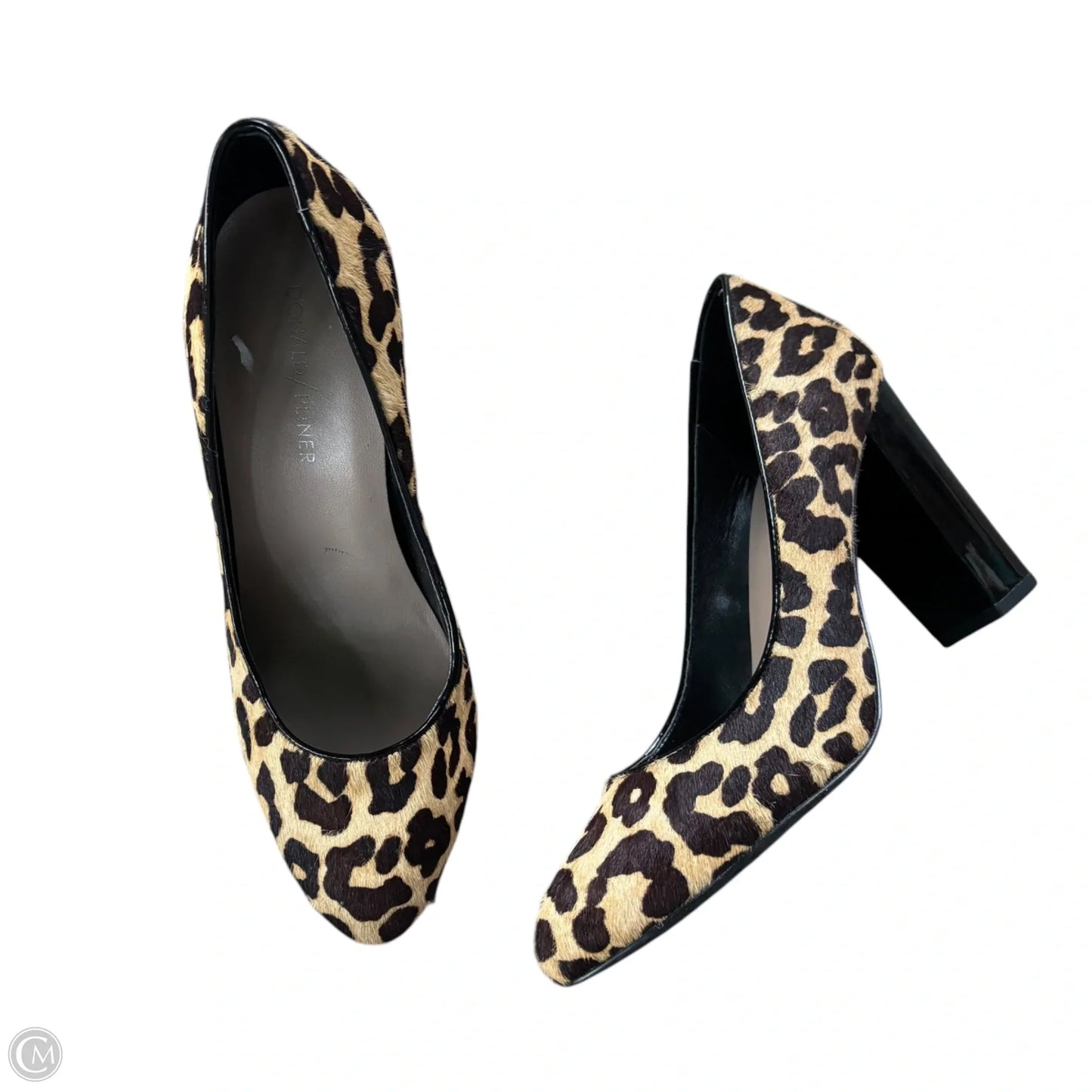 Shoes Heels Block By Donald Pliner In Leopard Print, Size: 7