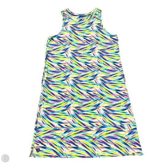 Dress Casual Midi By Lug In Multi-colored, Size: L
