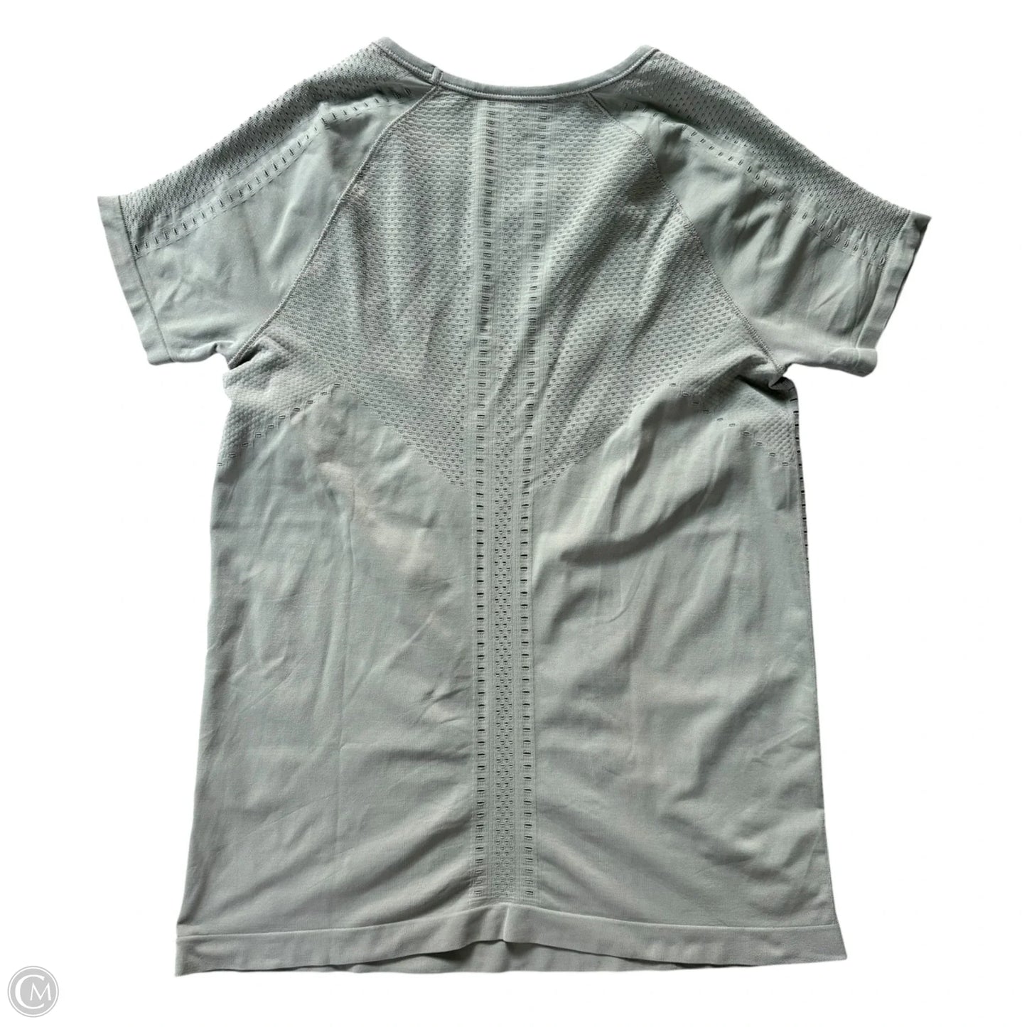 Athletic Top Short Sleeve By Athleta In Green, Size: S