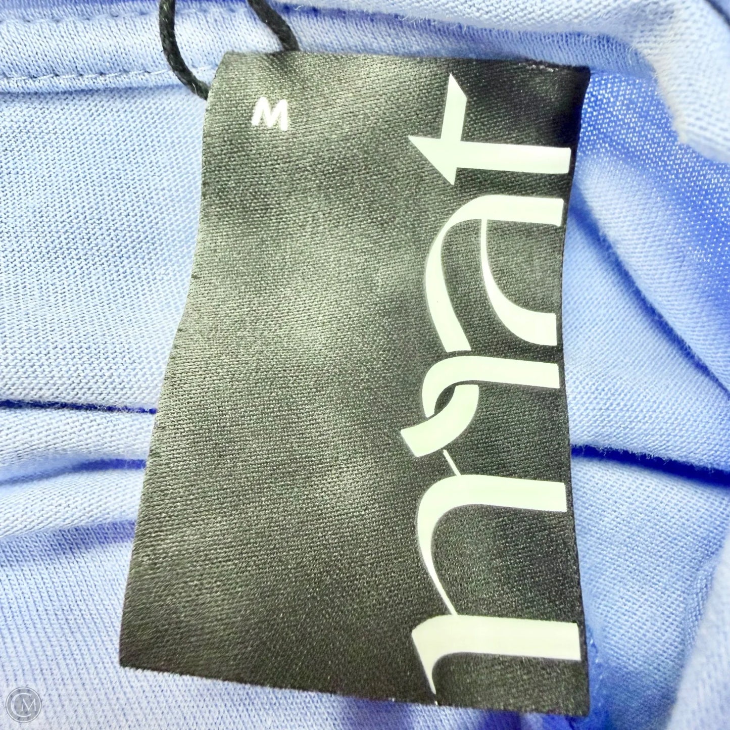Top Short Sleeve Basic By Mat In Blue, Size: M