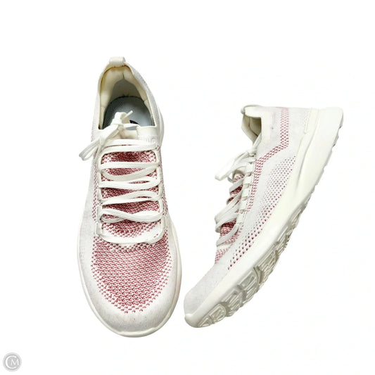 Shoes Designer By Apl In Red & White, Size: 9.5